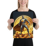 Poster - Superhero Bitcoin Man BTC [NV016]