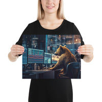 Poster - Bear Trader Office Desk [NV032]