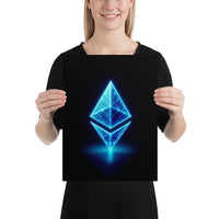 Poster - Ethereum 3D Blue [NV082]