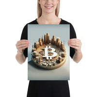 Poster - Bitcoin 3D City [NV090]