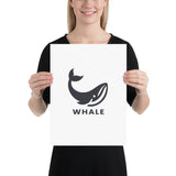 Poster - Crypto Whale Logo [NV094]