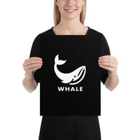 Poster - Crypto Whale Logo [NV095]