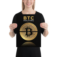 Poster - Bitcoin Halving BTC [NV108]