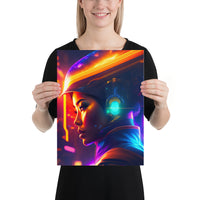 Poster - Woman Sci-fi Colourful [NV122]