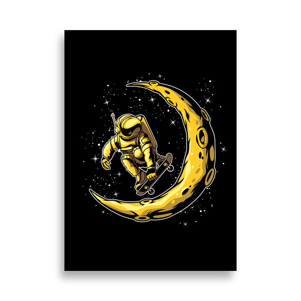 Poster - Astronaut Moon Skate [NV008]