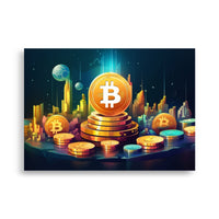 Poster - Bitcoin Coin Stack [NV089]