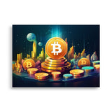 Poster - Bitcoin Coin Stack [NV089]