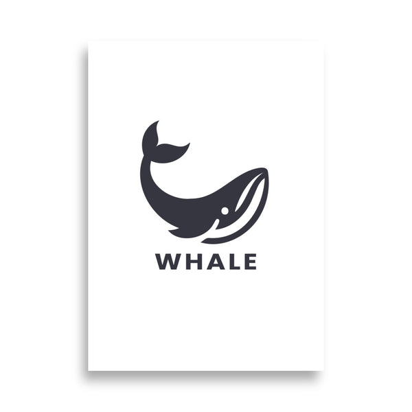 Poster - Crypto Whale Logo [NV094]