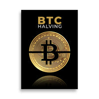 Poster - Bitcoin Halving BTC [NV108]