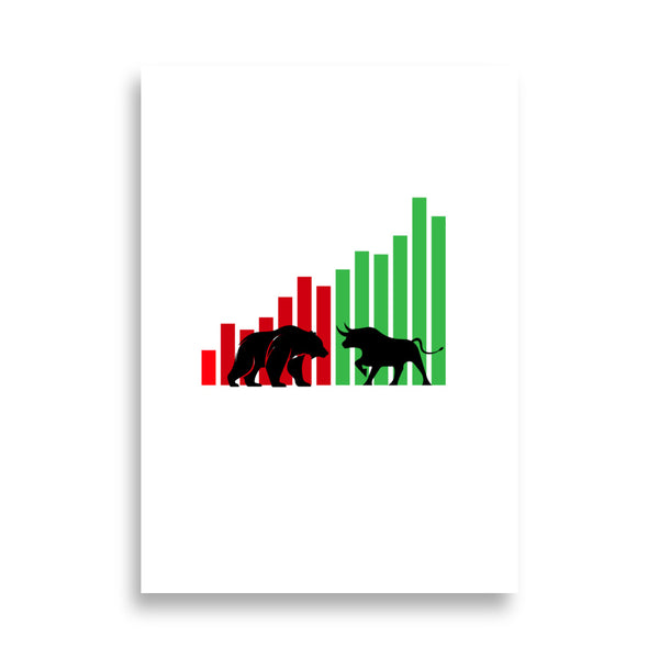 Poster - Bear vs Bull Chart [NV110B]