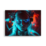 Poster - Woman Sci-fi Neon [NV127]