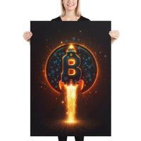 Poster - Rocket Bitcoin Moon BTC [NV014]