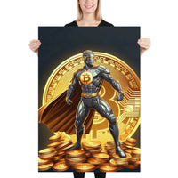 Poster - Superhero Bitcoin Man BTC [NV016]