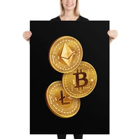 Poster - Crypto Coins Bitcoin [NV067]