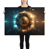 Poster - Bitcoin World Globe [NV075]