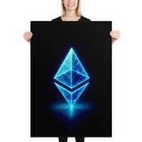 Poster - Ethereum 3D Blue [NV082]