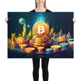 Poster - Bitcoin Coin Stack [NV089]