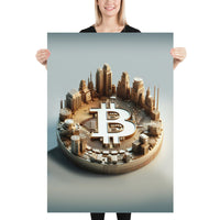 Poster - Bitcoin 3D City [NV090]