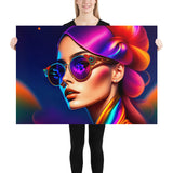 Poster - Woman BTC Colourful [NV132]